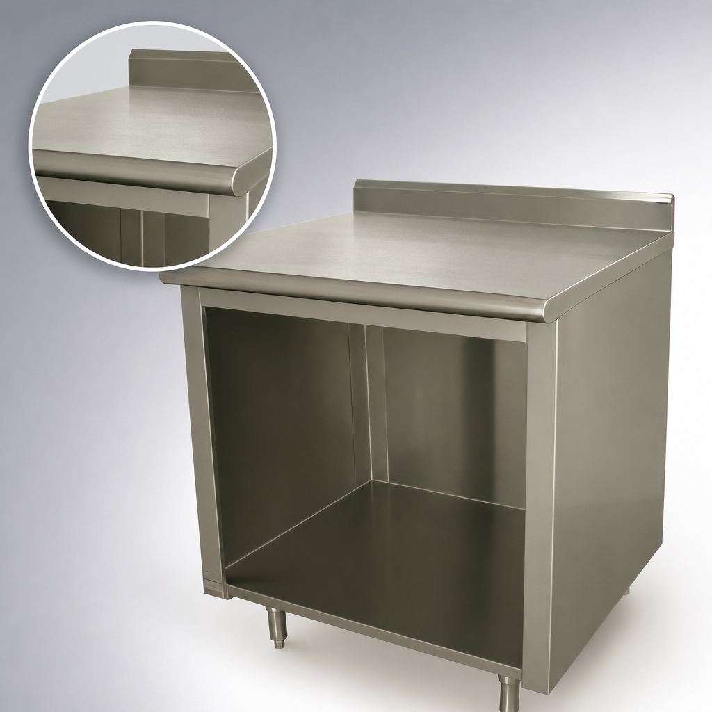 16-Gauge 304 Stainless Steel Top