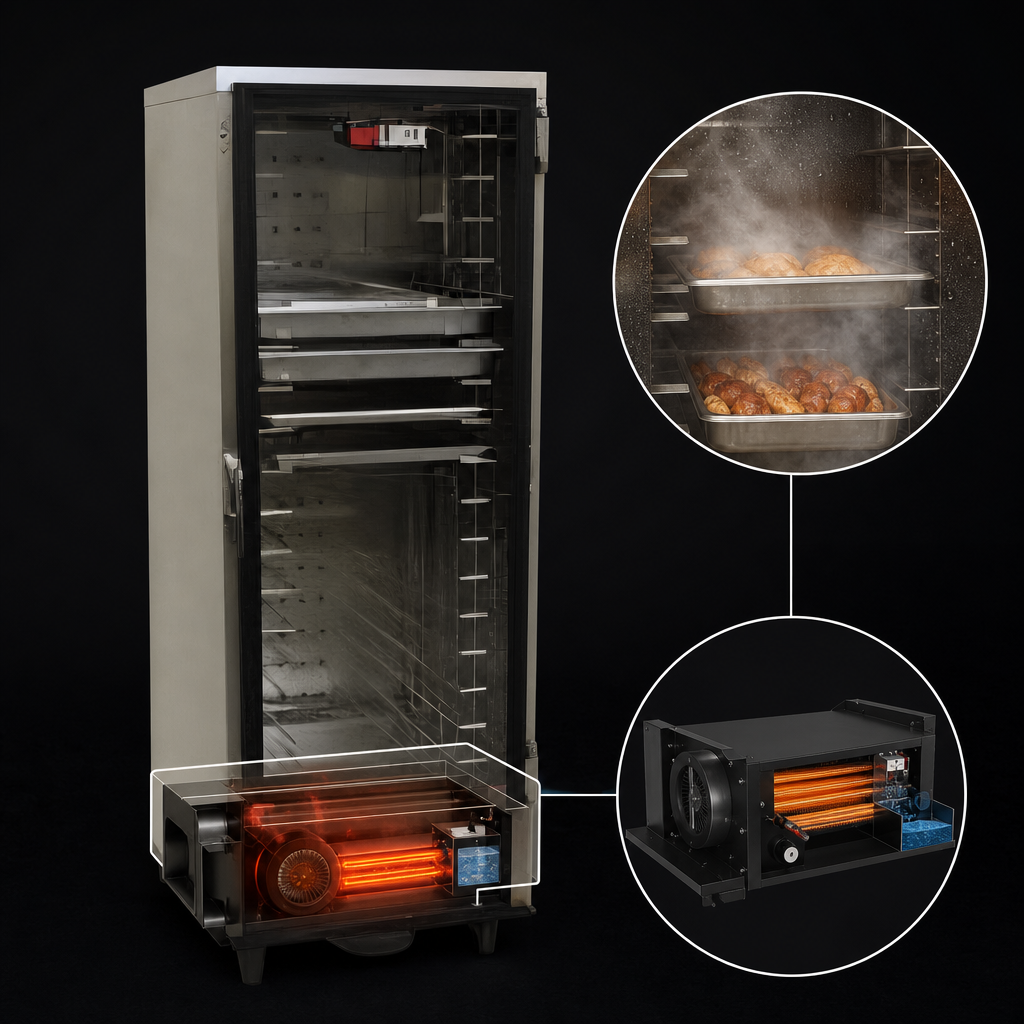 Bottom-Mounted Heat And Humidity System