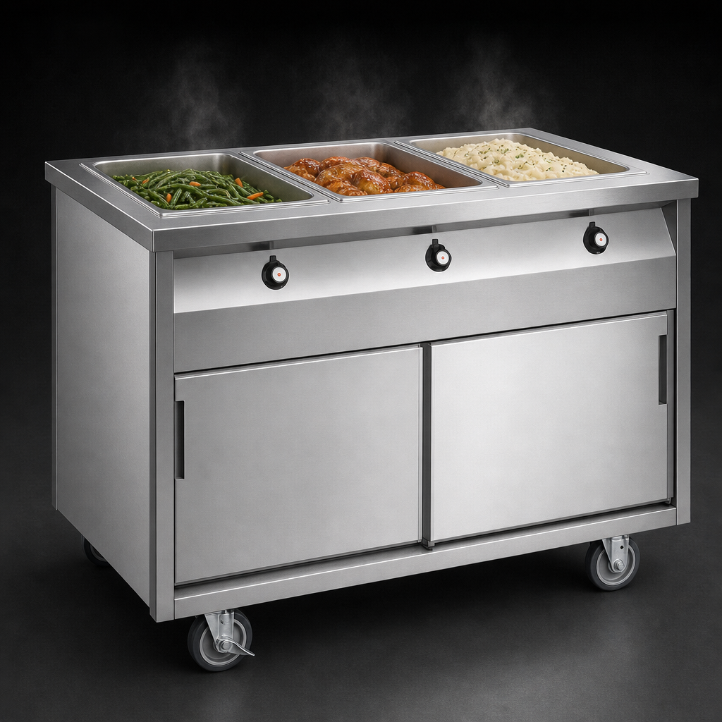 Triple Hot Food Wells
