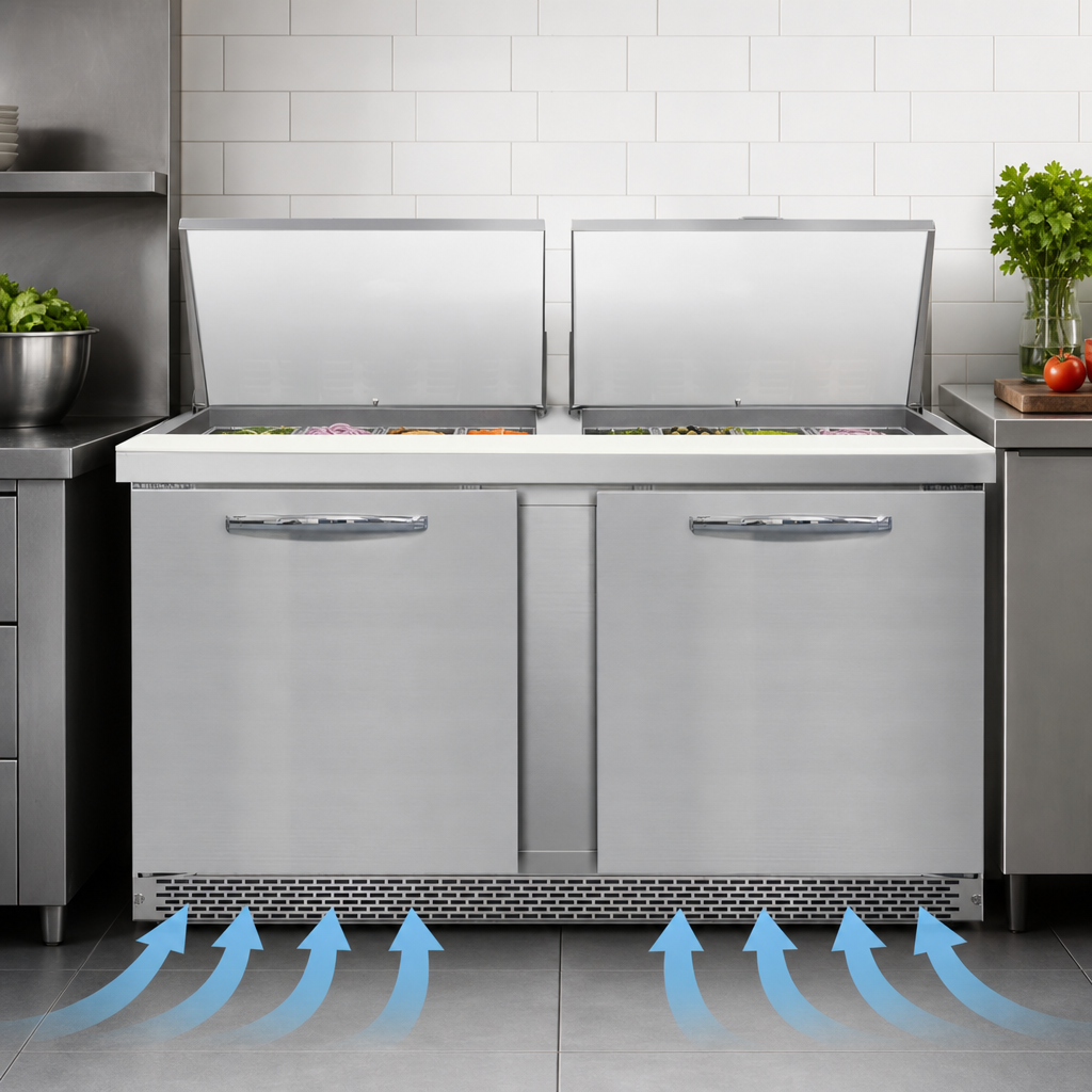 Front Breathing Refrigeration System