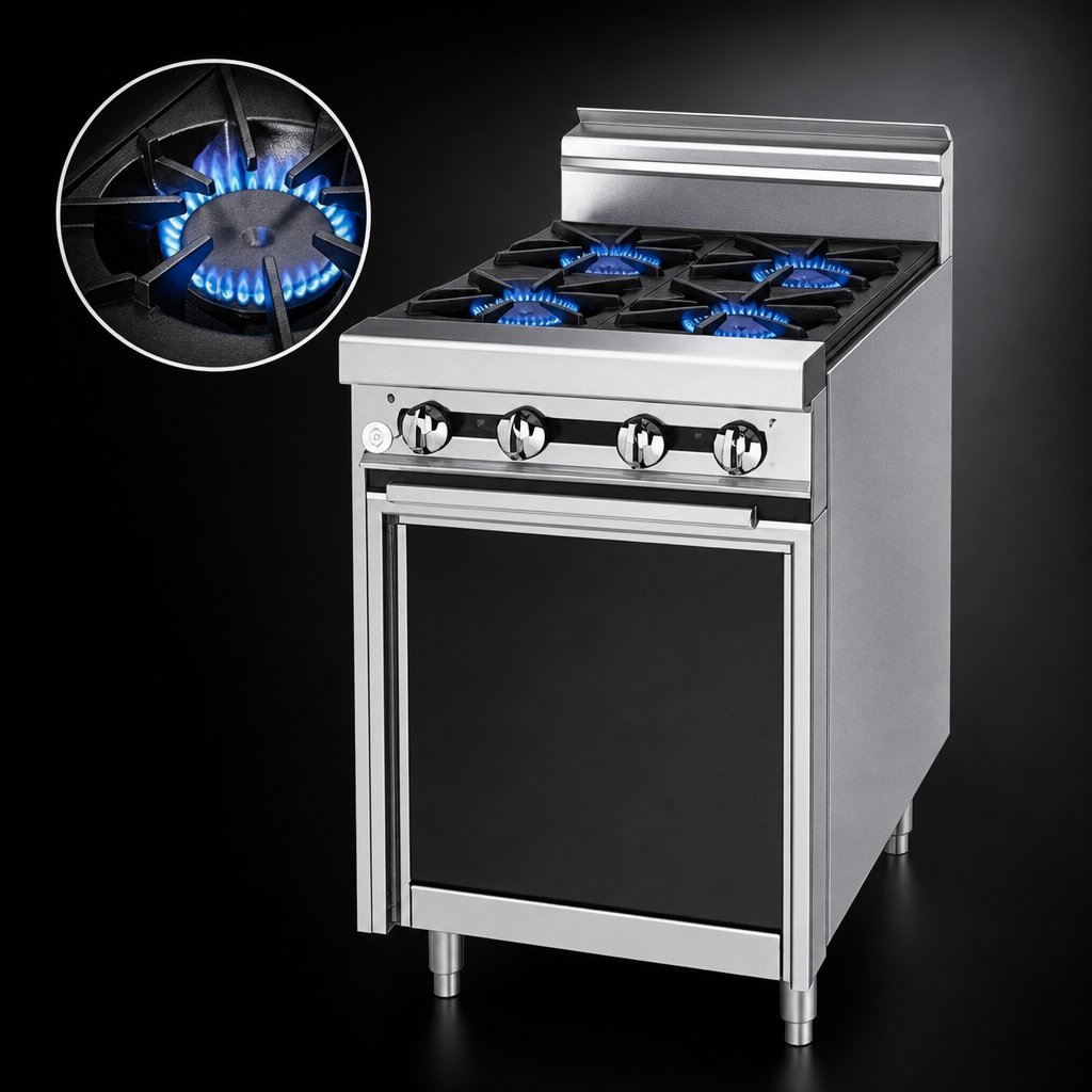 4 Open Burners
