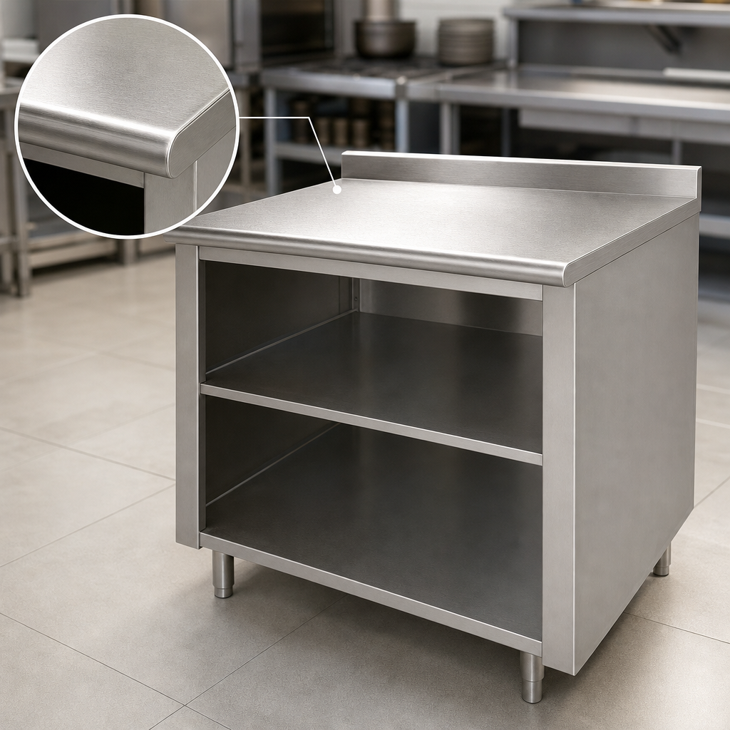 14 Gauge 304 Stainless Steel Top