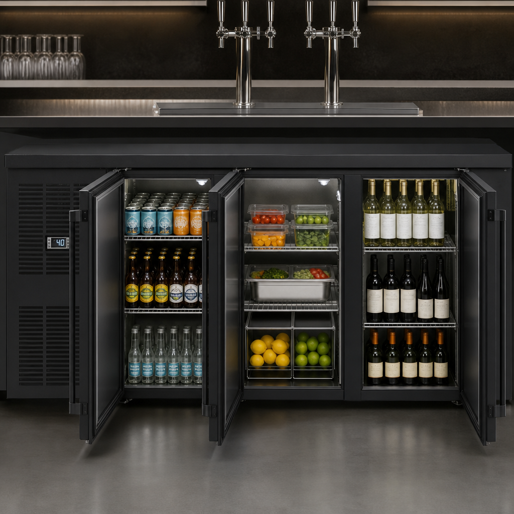 Three-Section Storage