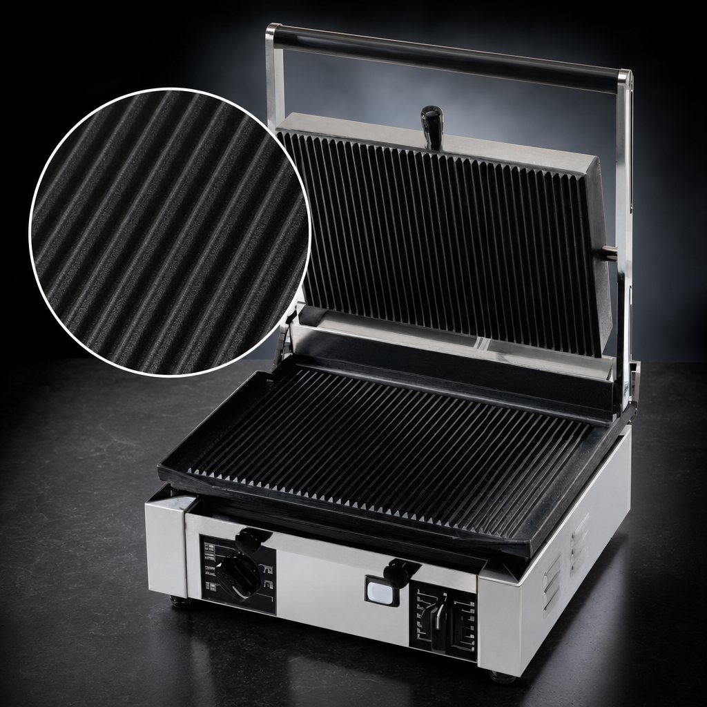 Ribbed Cast Iron Plates