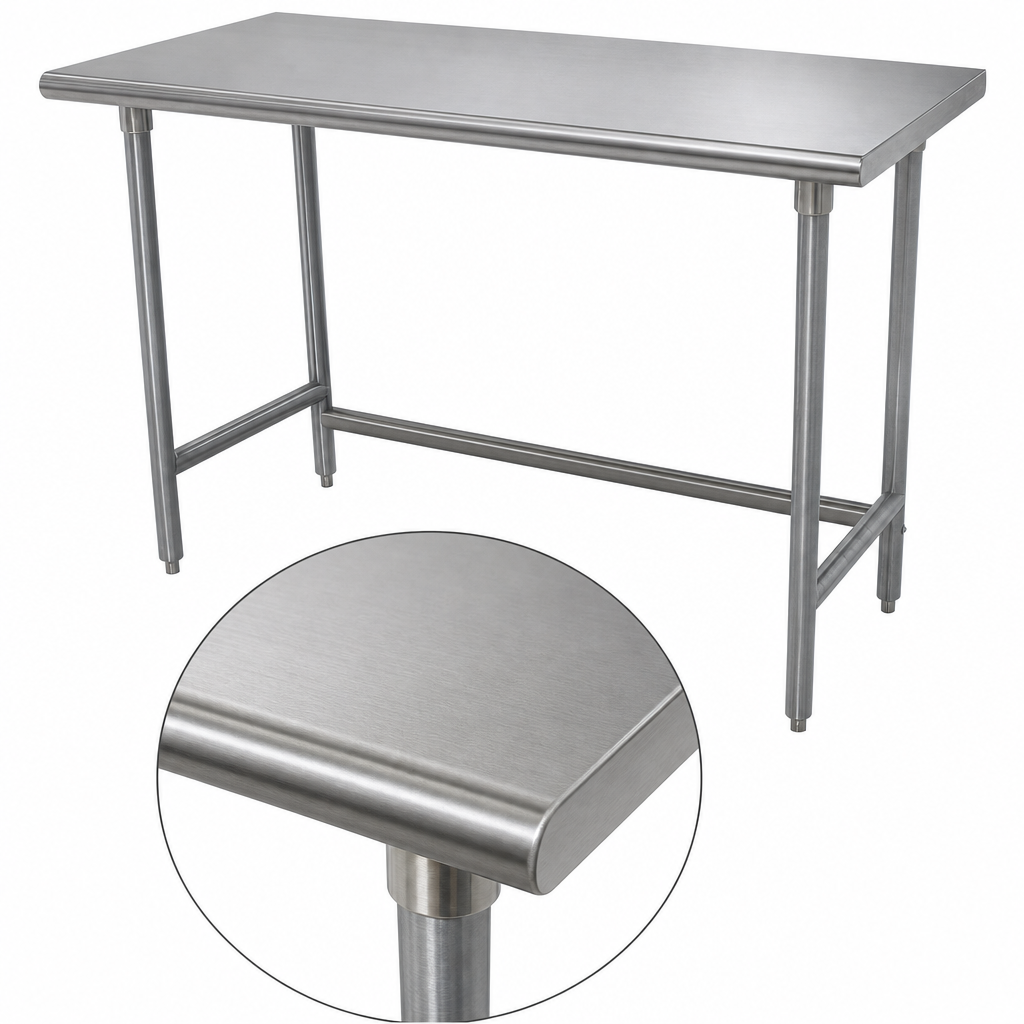 16 Gauge 304 Stainless Steel Top