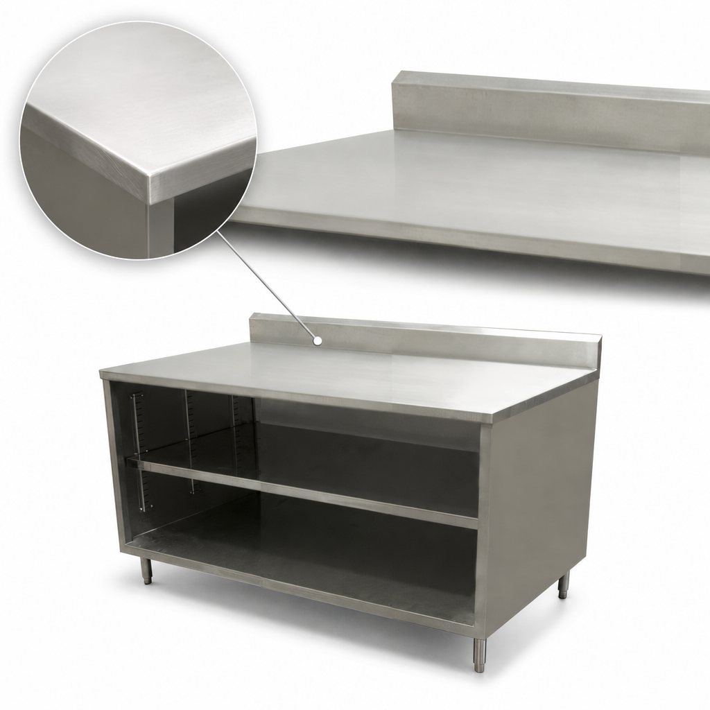 14-Gauge Stainless Steel Top
