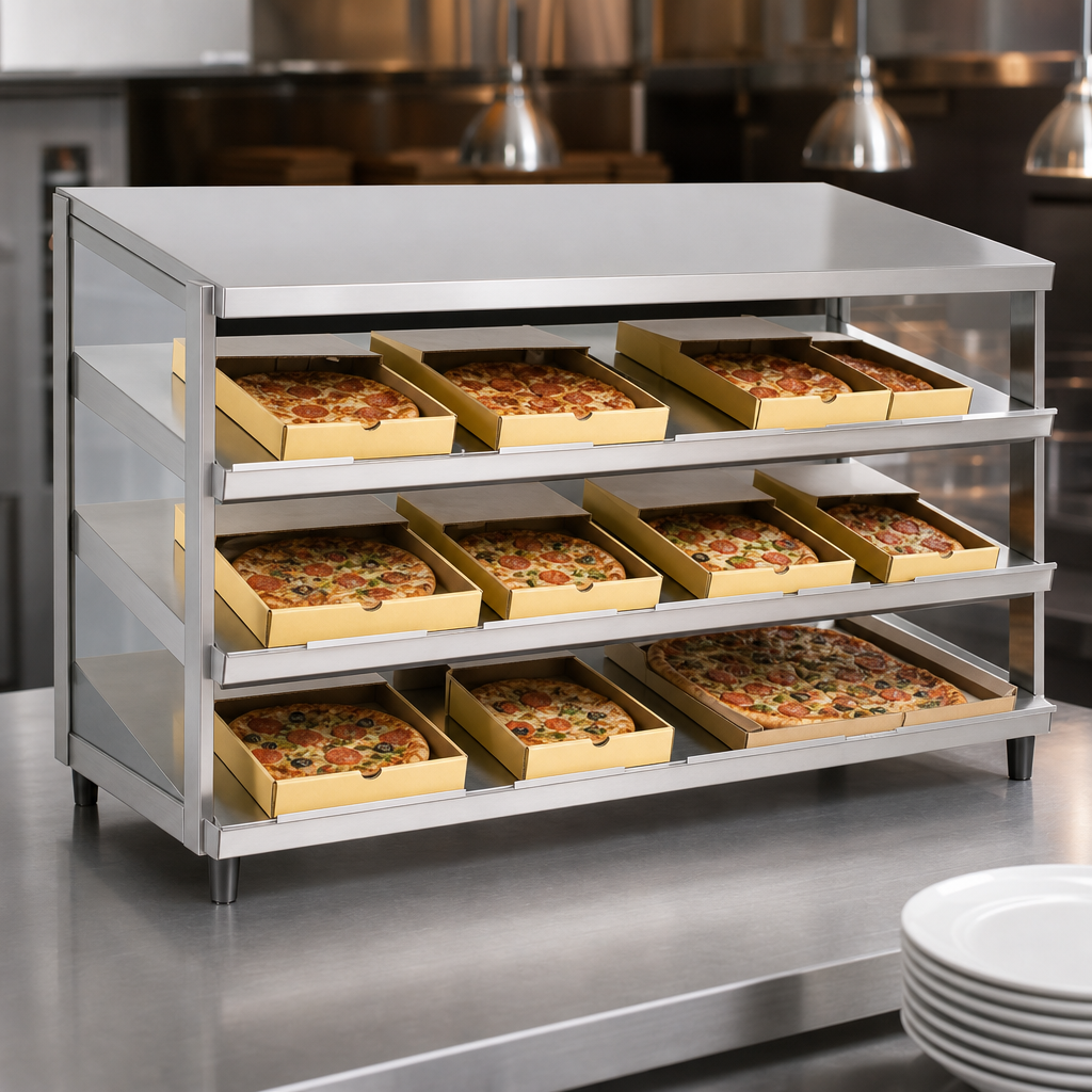Triple Slant Shelves