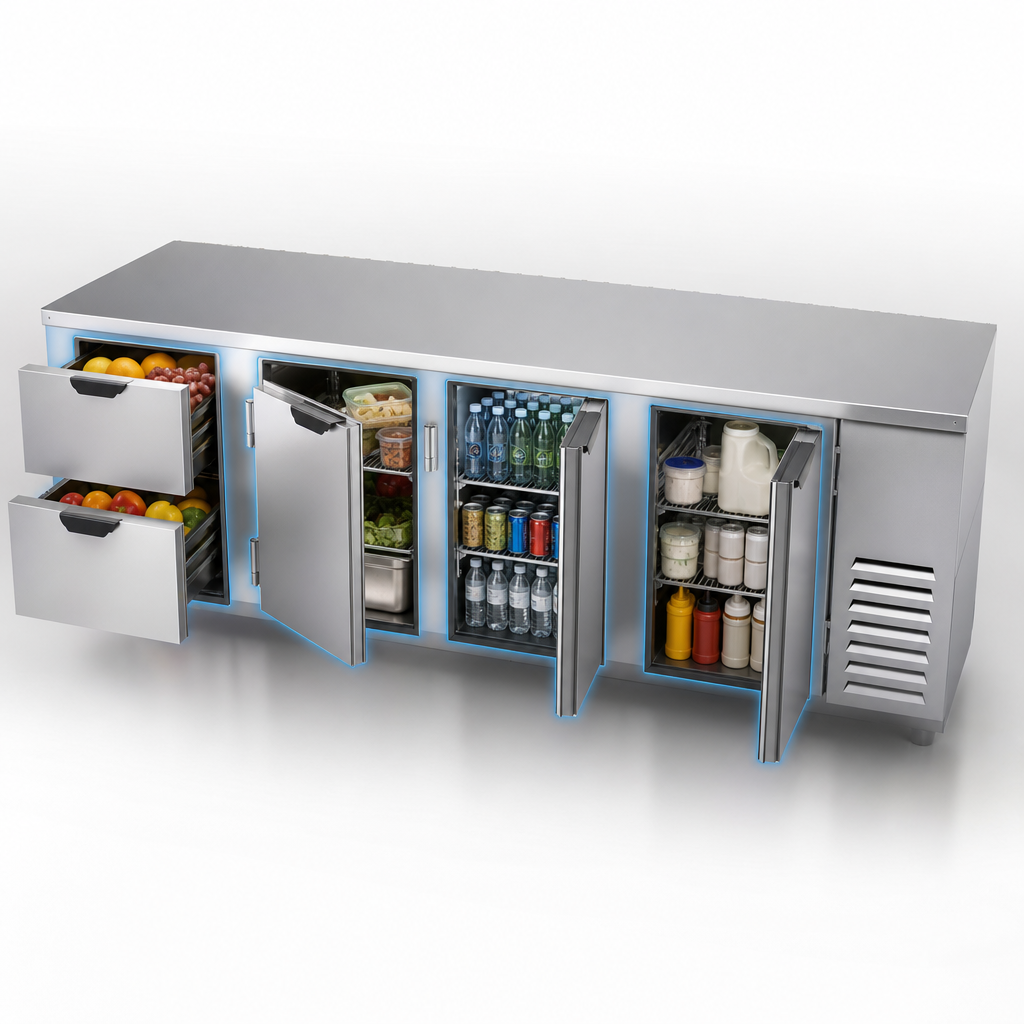 Four-Section Storage Layout