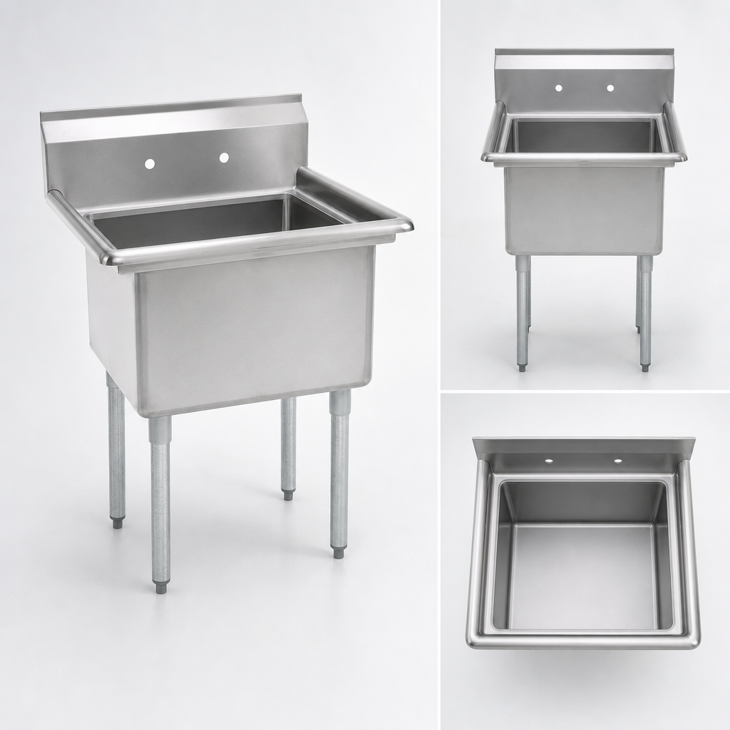 Single Compartment, No Drainboards