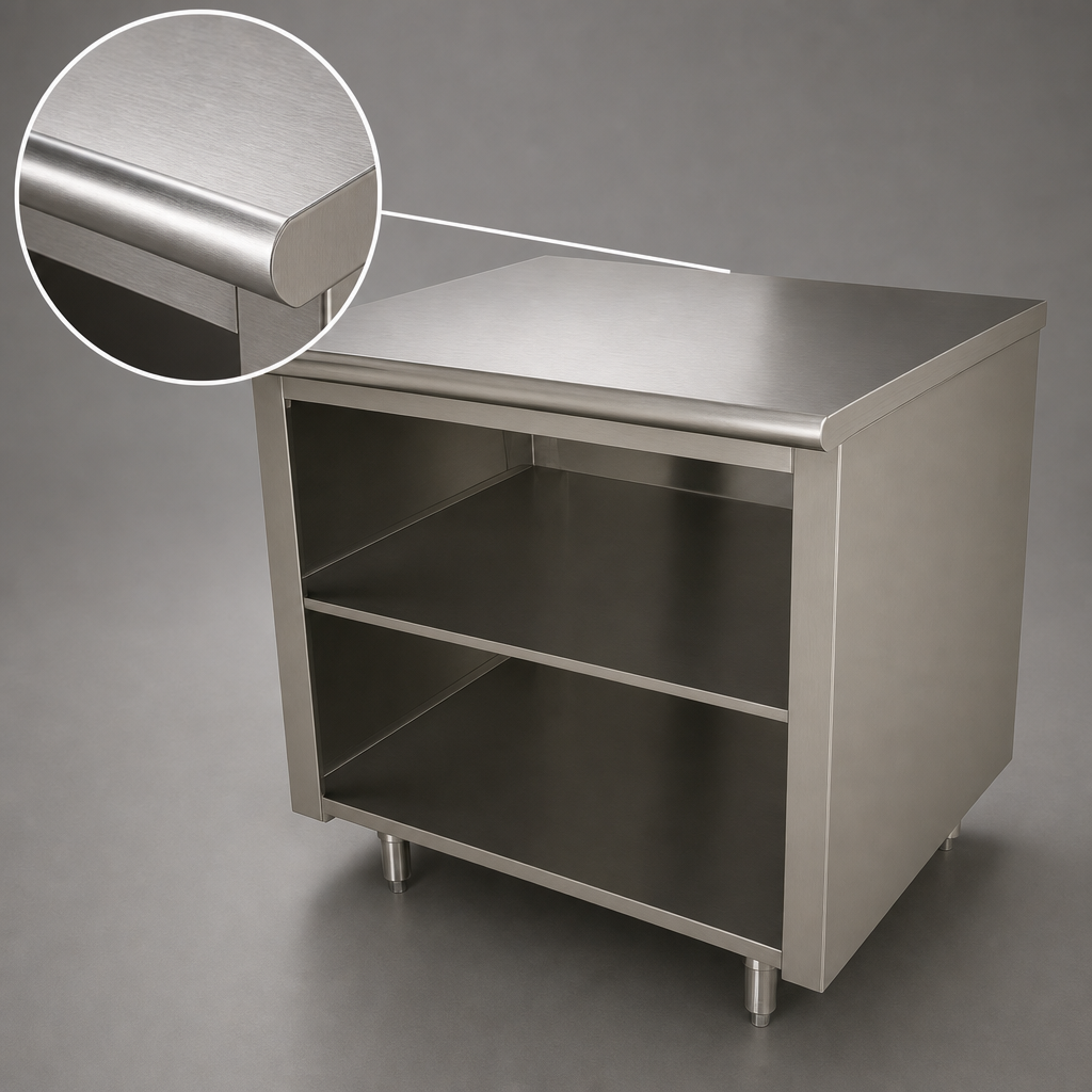14-Gauge 304 Stainless Steel Top
