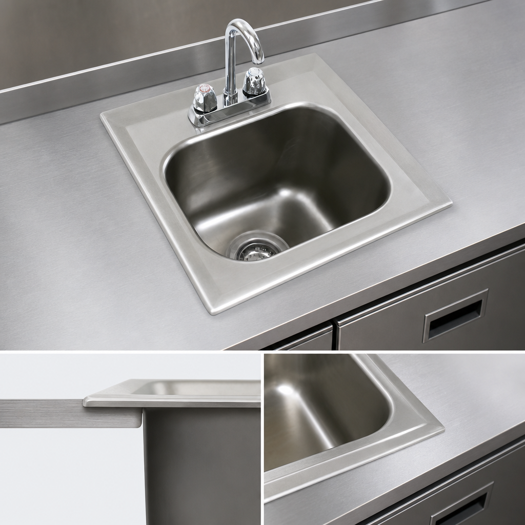 Self-Rimming Drop-In Design