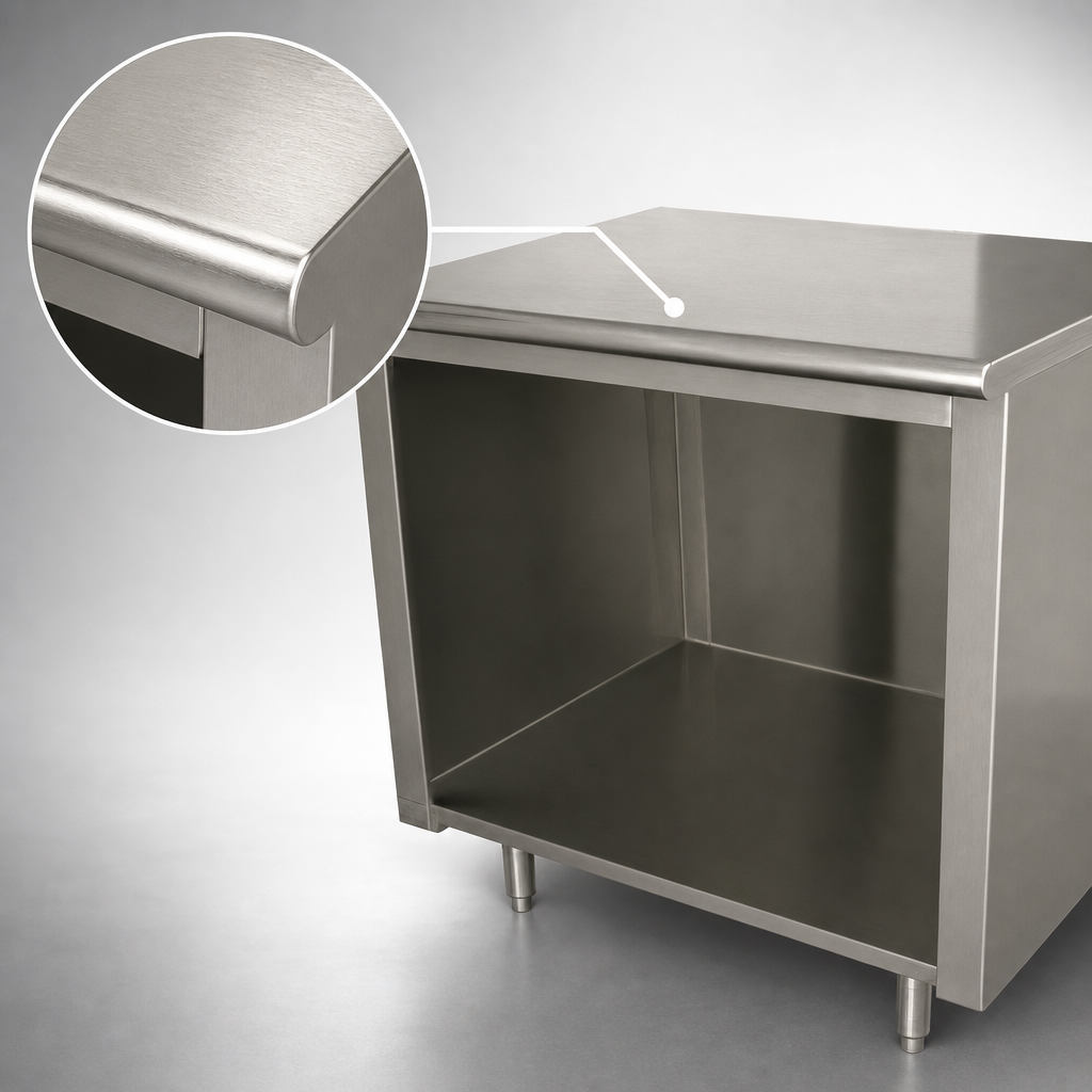 14-Gauge 304 Stainless Steel Top