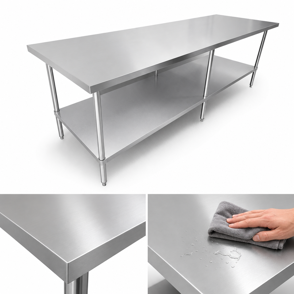 16-Gauge 304 Stainless Steel Top