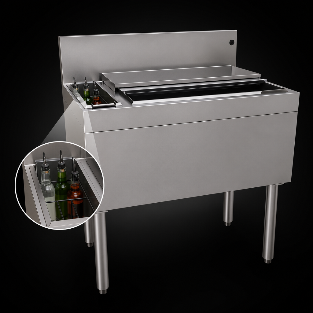 Left-Side 3-Bottle Storage