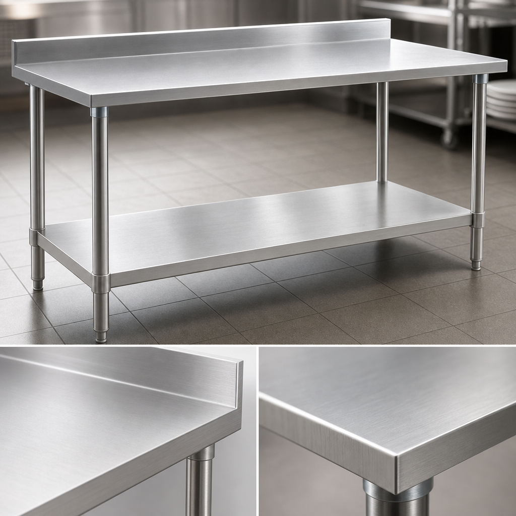 16 Gauge 300 Series Stainless Steel Top
