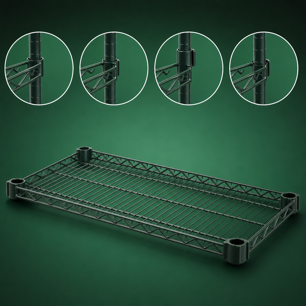Quad-Adjust Shelf