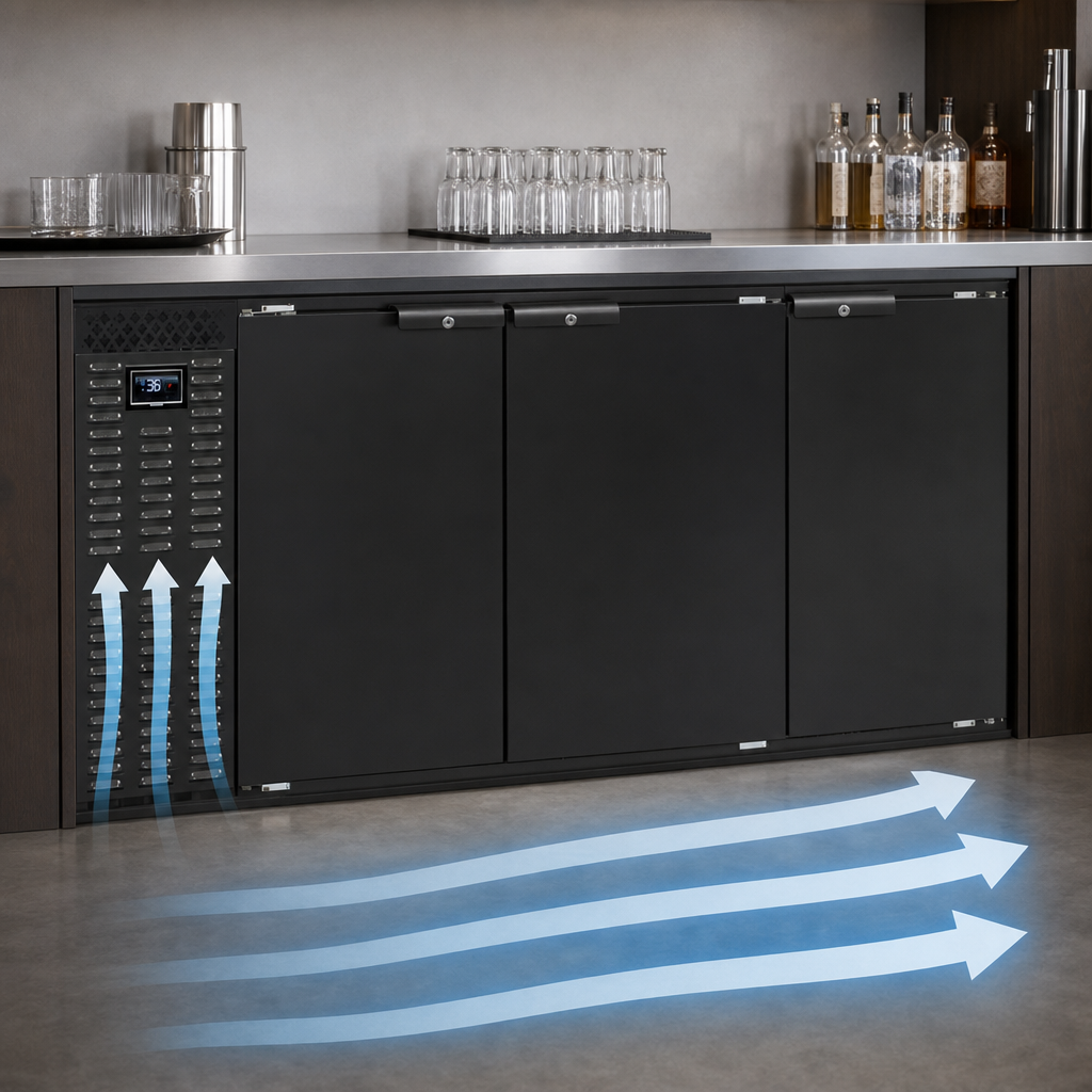 Front Breathing Refrigeration System