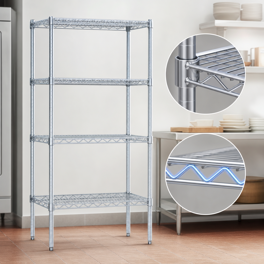 Patented QuadTruss Shelf Design