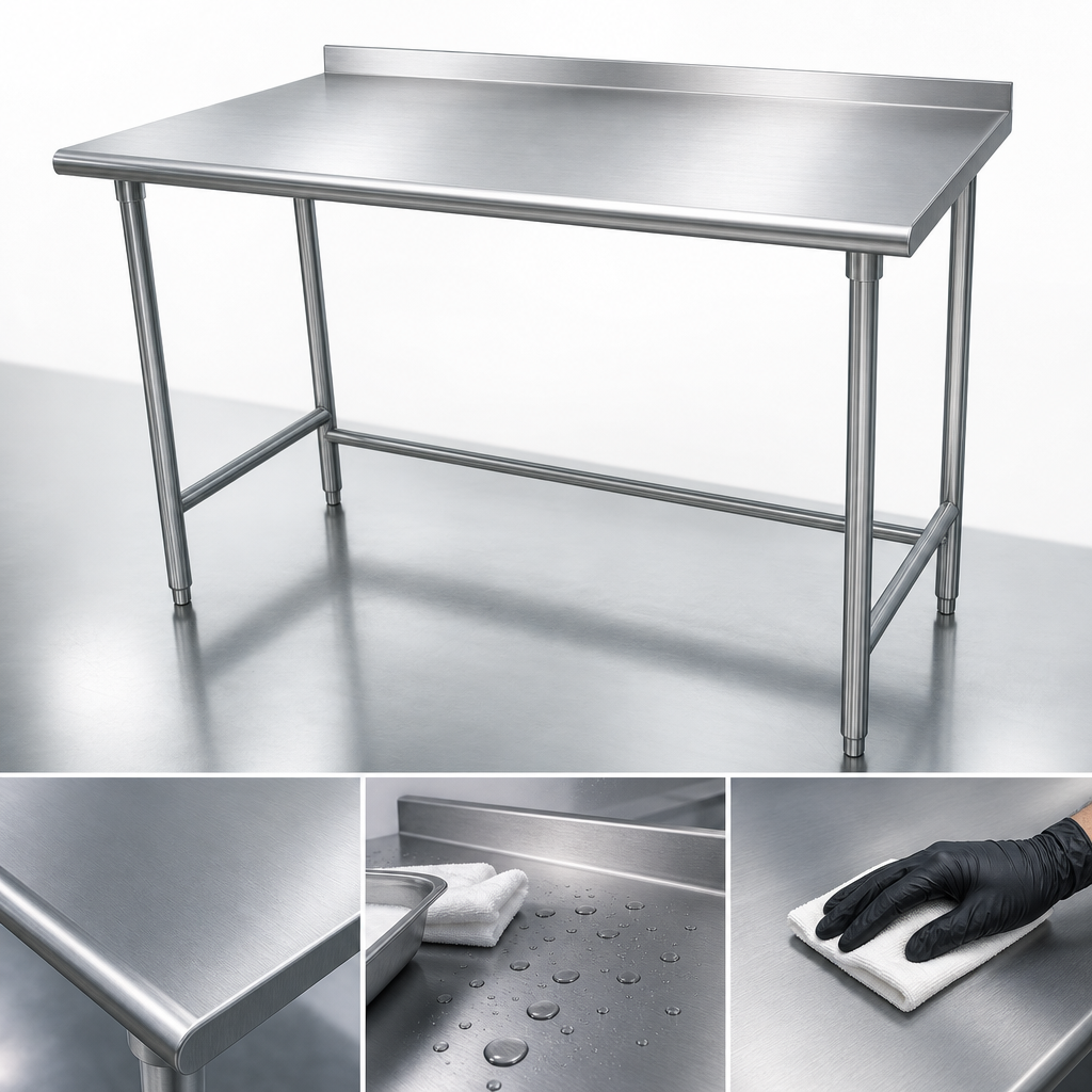 16-Gauge 430 Stainless Steel Top