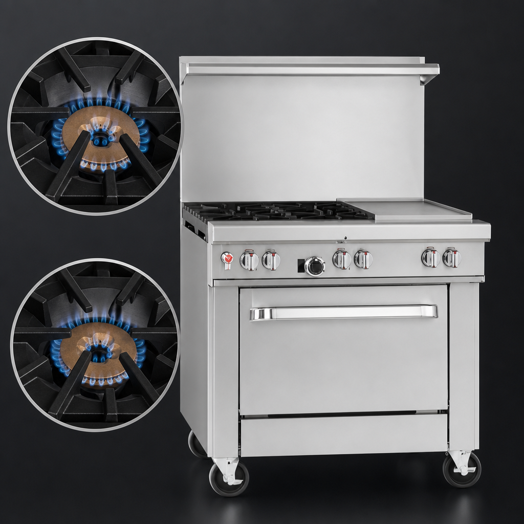 Dual Star/Sauté Burners