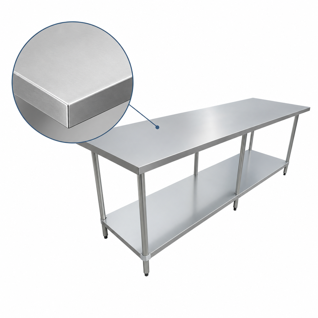 18 Gauge 430 Stainless Steel Top