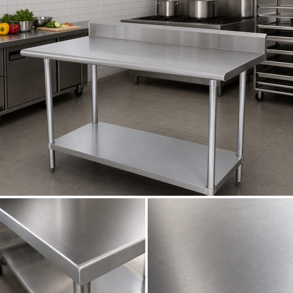 16-Gauge 430 Stainless Steel Top