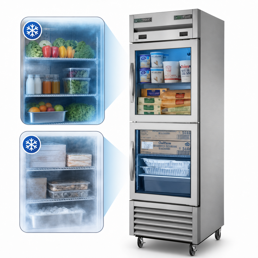 Dual-Temperature Reach-In Design