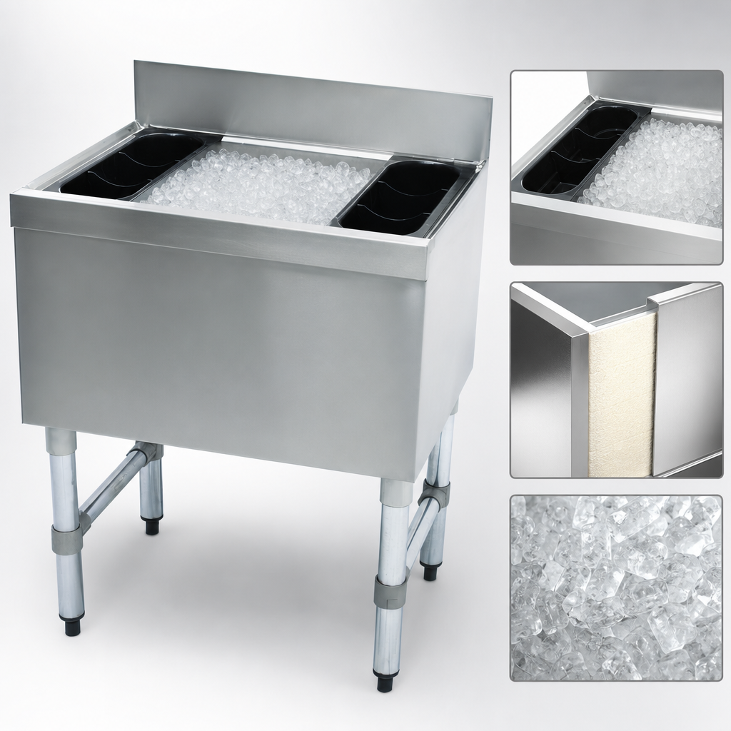 12-Inch Deep Insulated Ice Bin