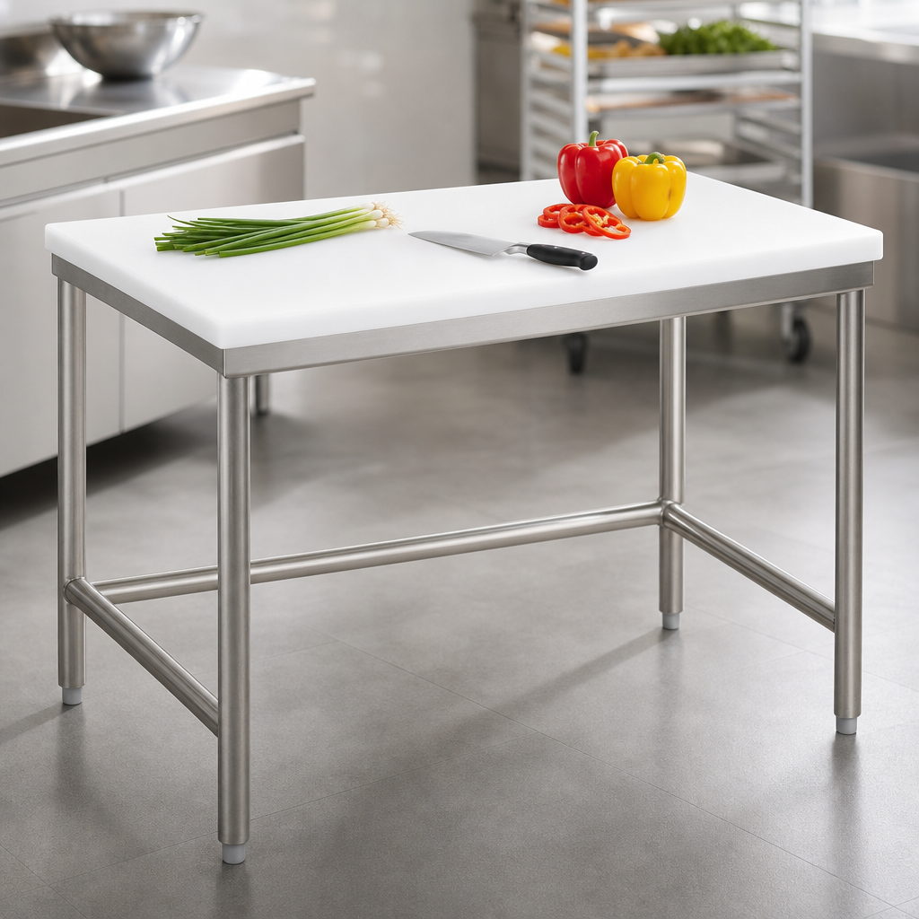 White Polymer Chopping Top