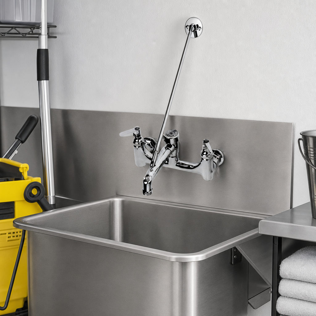 Wall-Mount Service Sink Design