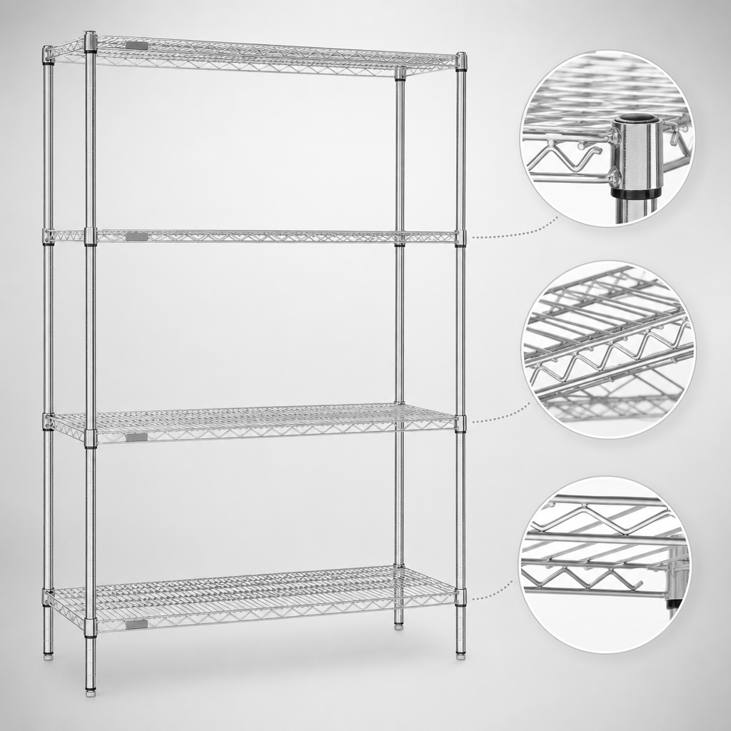 Patented QuadTruss® Shelves