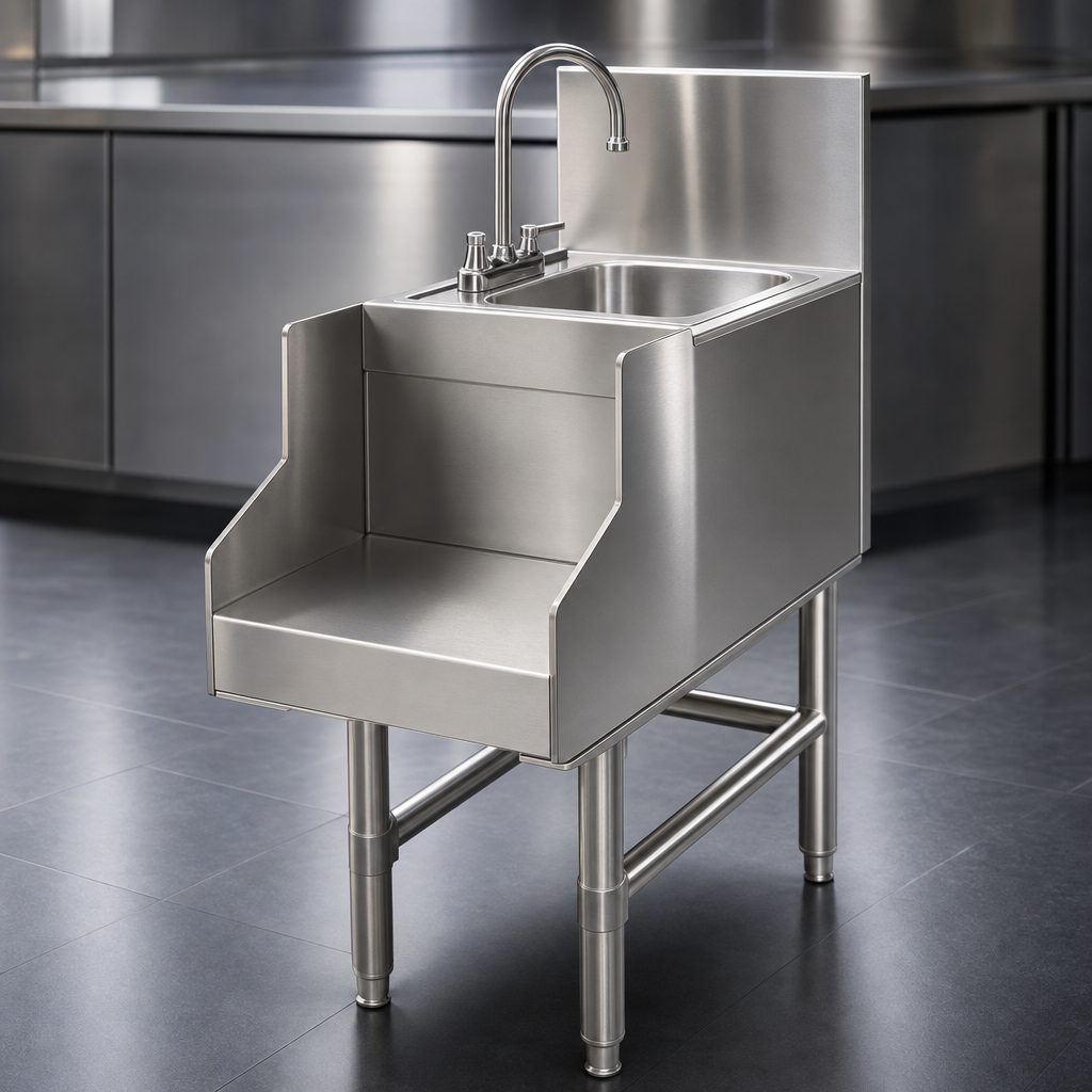 20/304 Stainless Steel Top, Front, and Ends