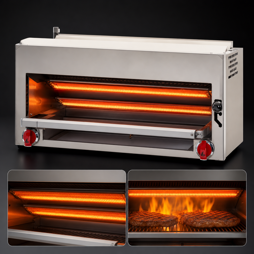 Dual Infrared Burners
