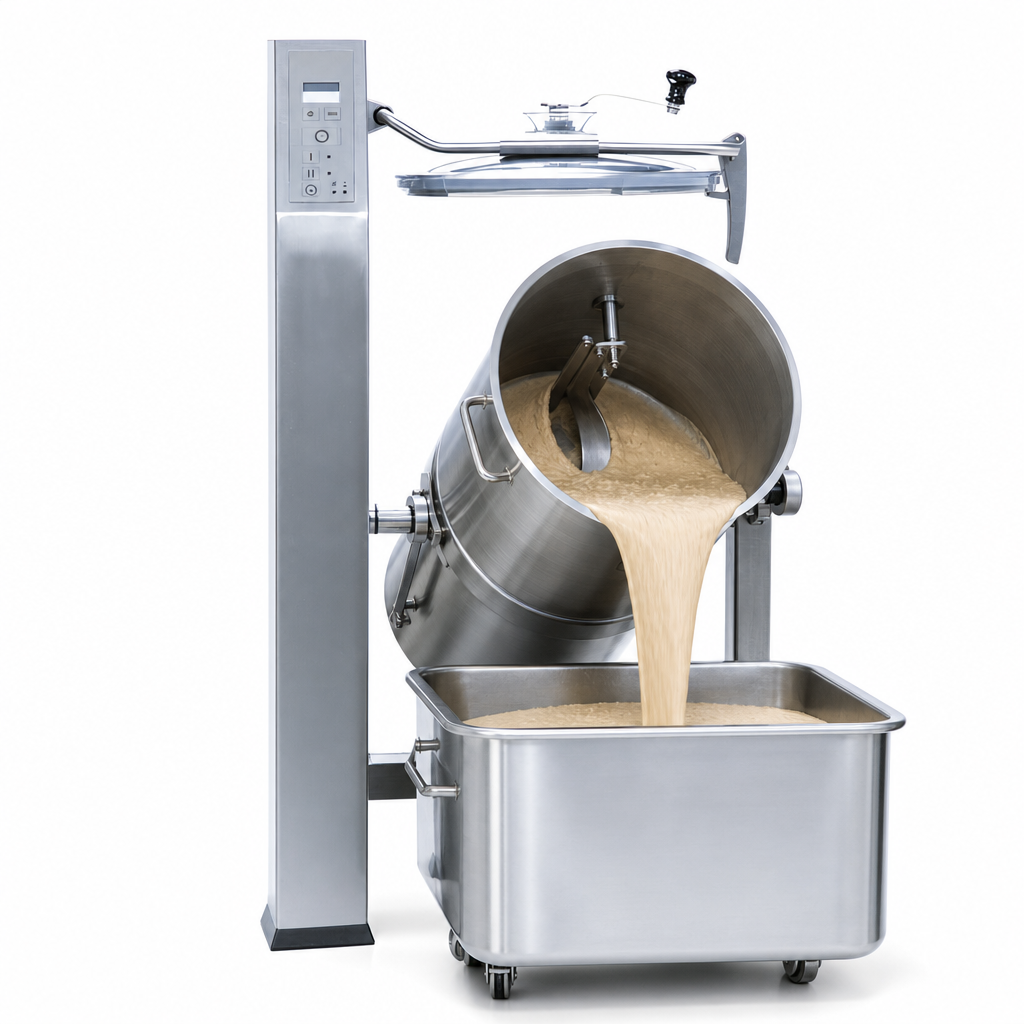 60-Liter Tilting Stainless Steel Bowl