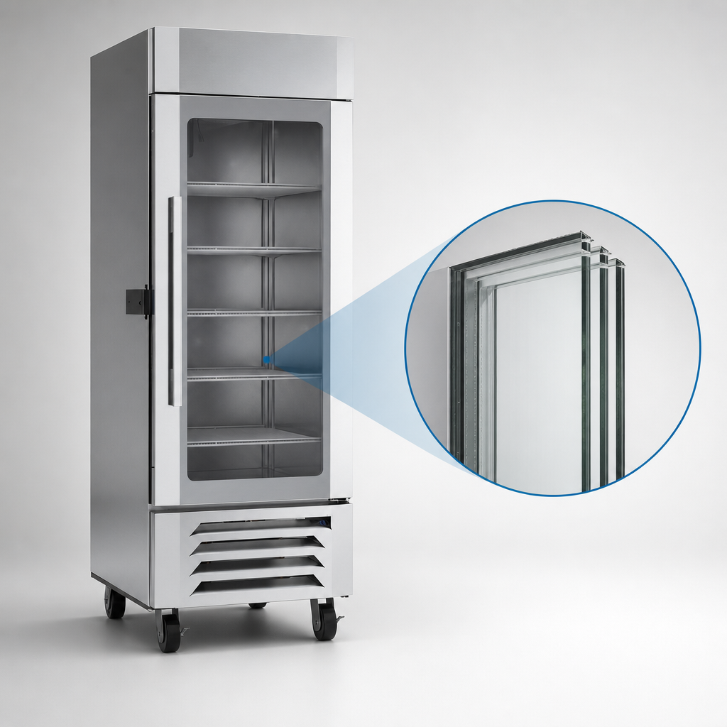 Triple-Pane Glass Door