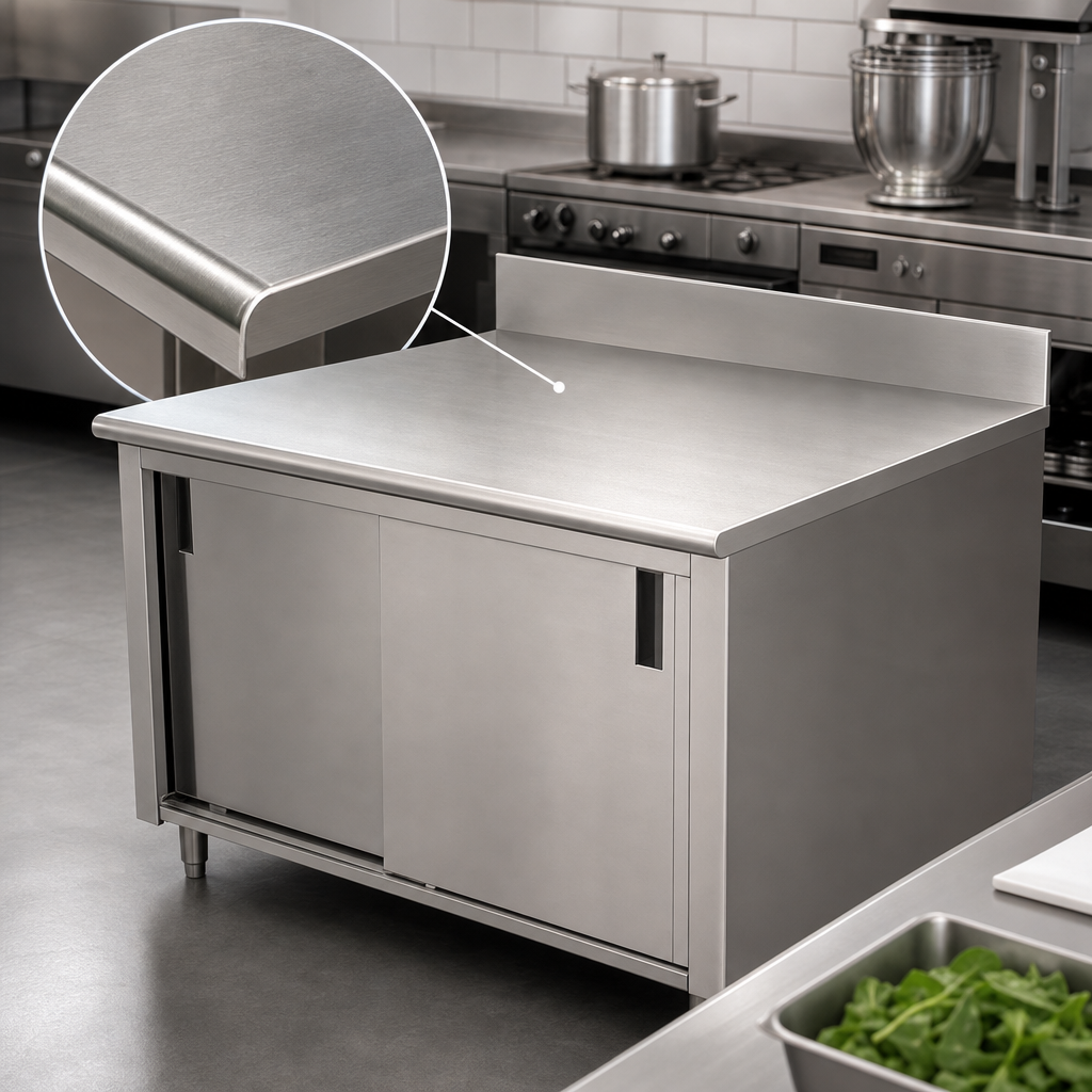 14-Gauge 304 Stainless Steel Top