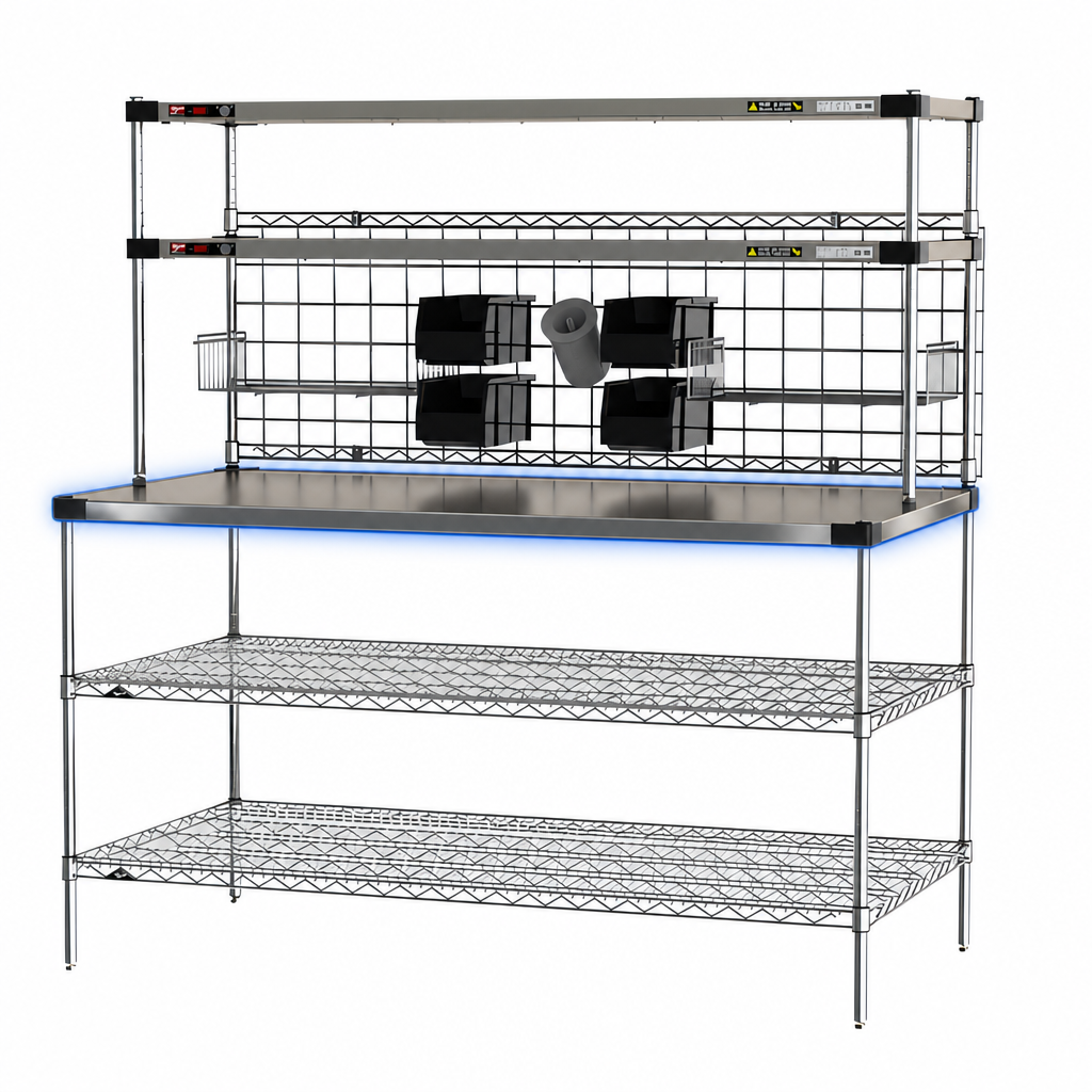 Reinforced Prep Shelf