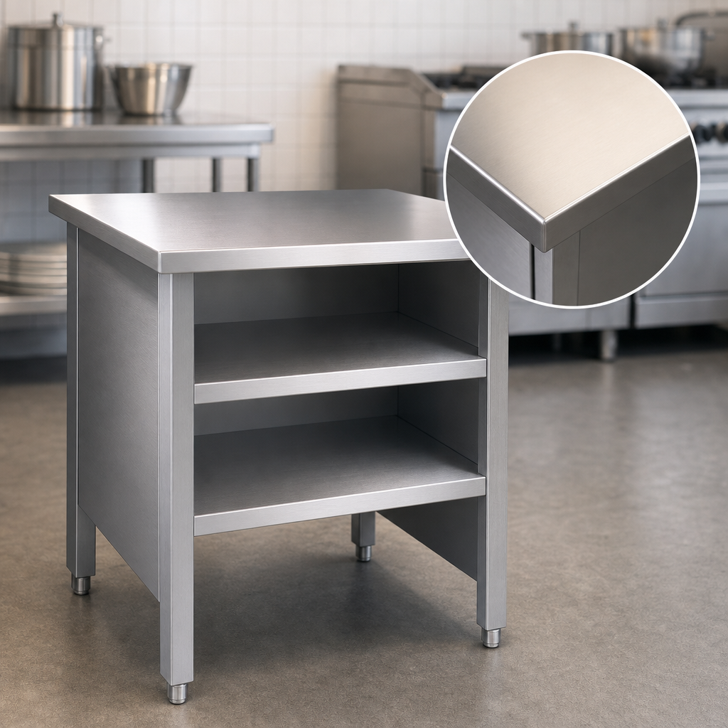 16-Gauge Stainless Steel Top