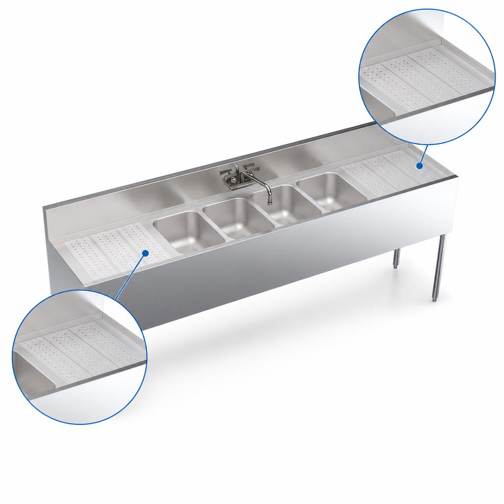 Dual Integral Drainboards