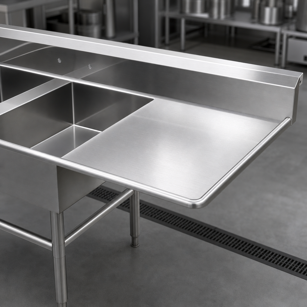 14-Gauge Type 300 Stainless Steel Top