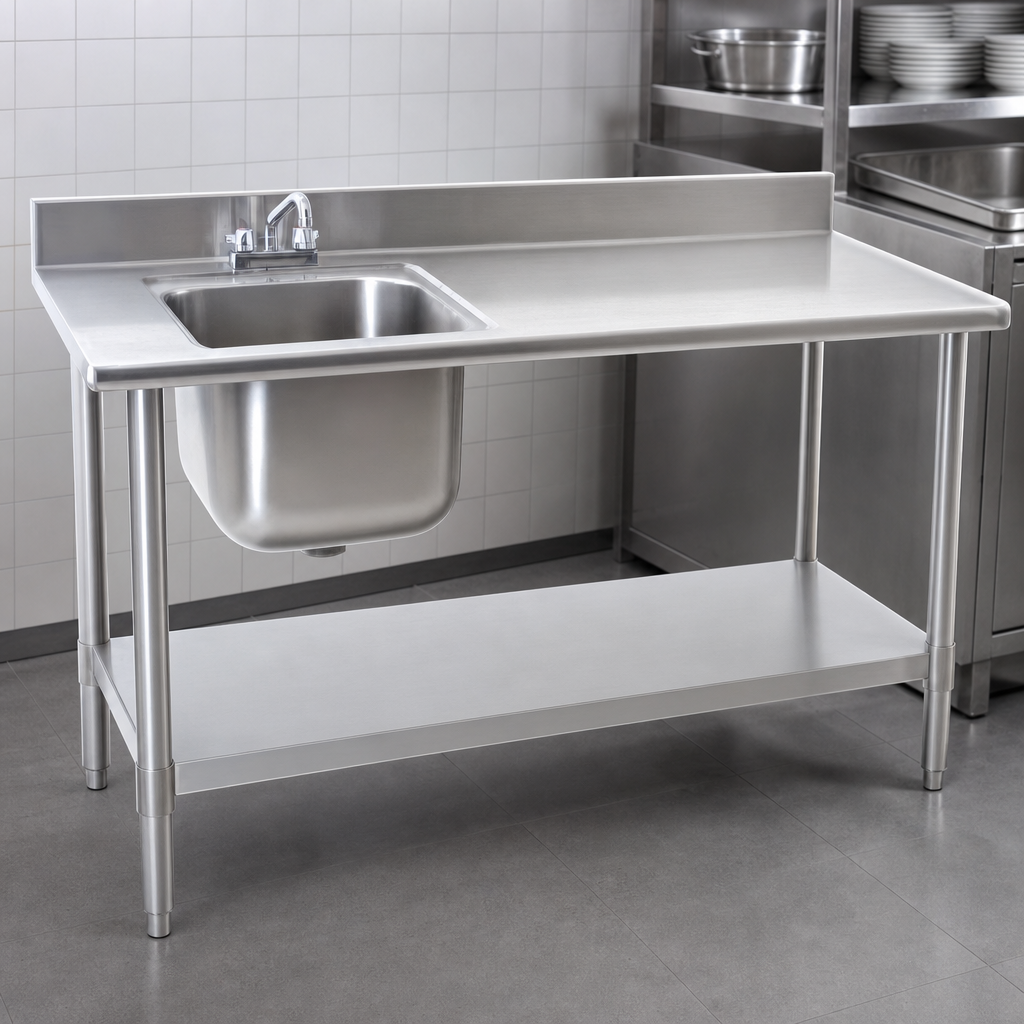 16 Gauge 304 Stainless Steel Top