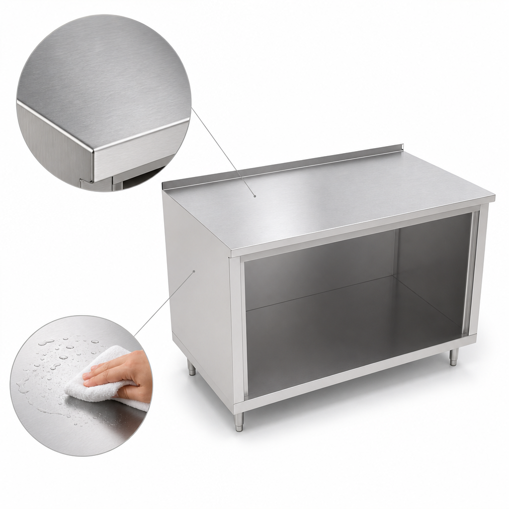 16-Gauge Stainless Steel Top
