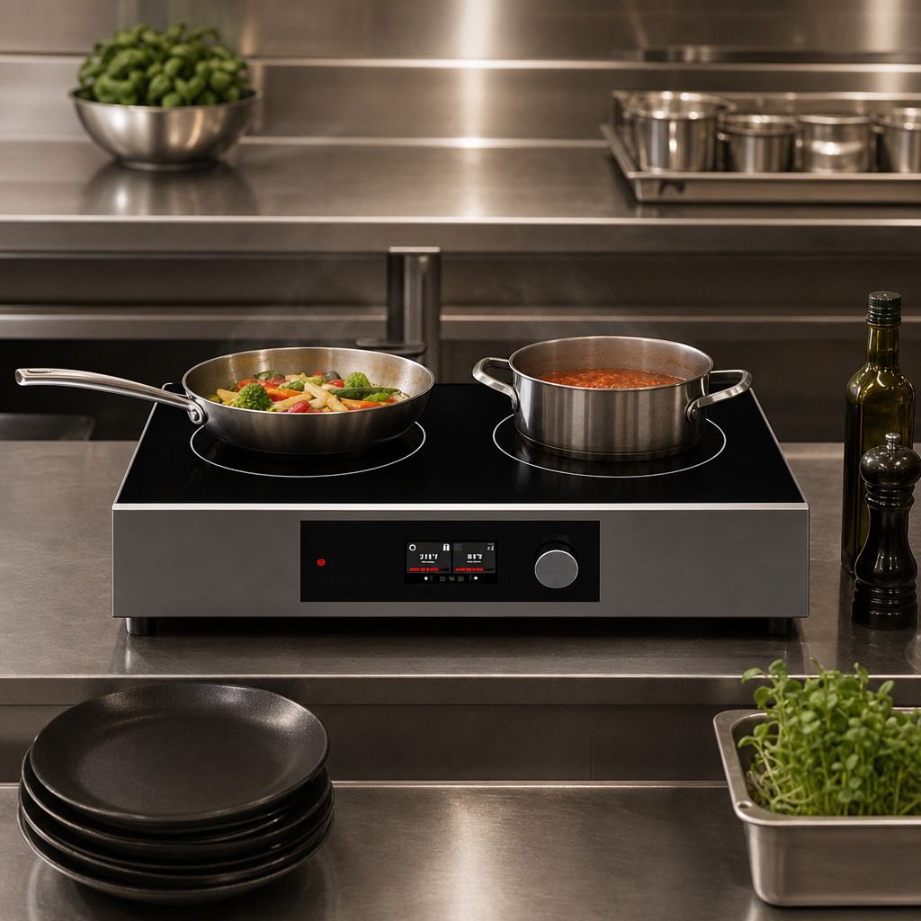 Side-to-Side Double Hob Layout