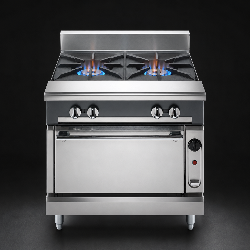 Two High-Output Open Burners