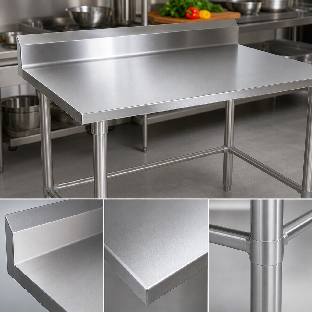 14-Gauge 300-Series Stainless Steel Top