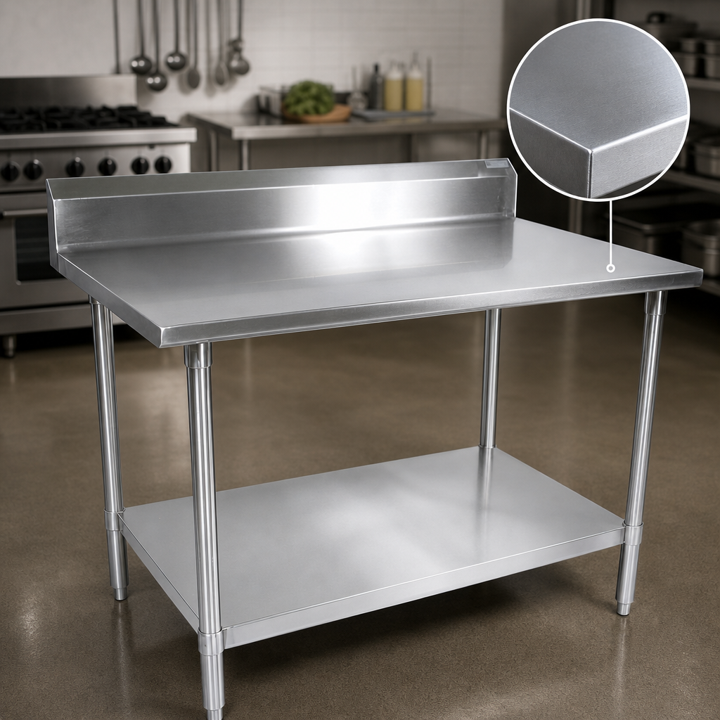14-Gauge Stainless Steel Top