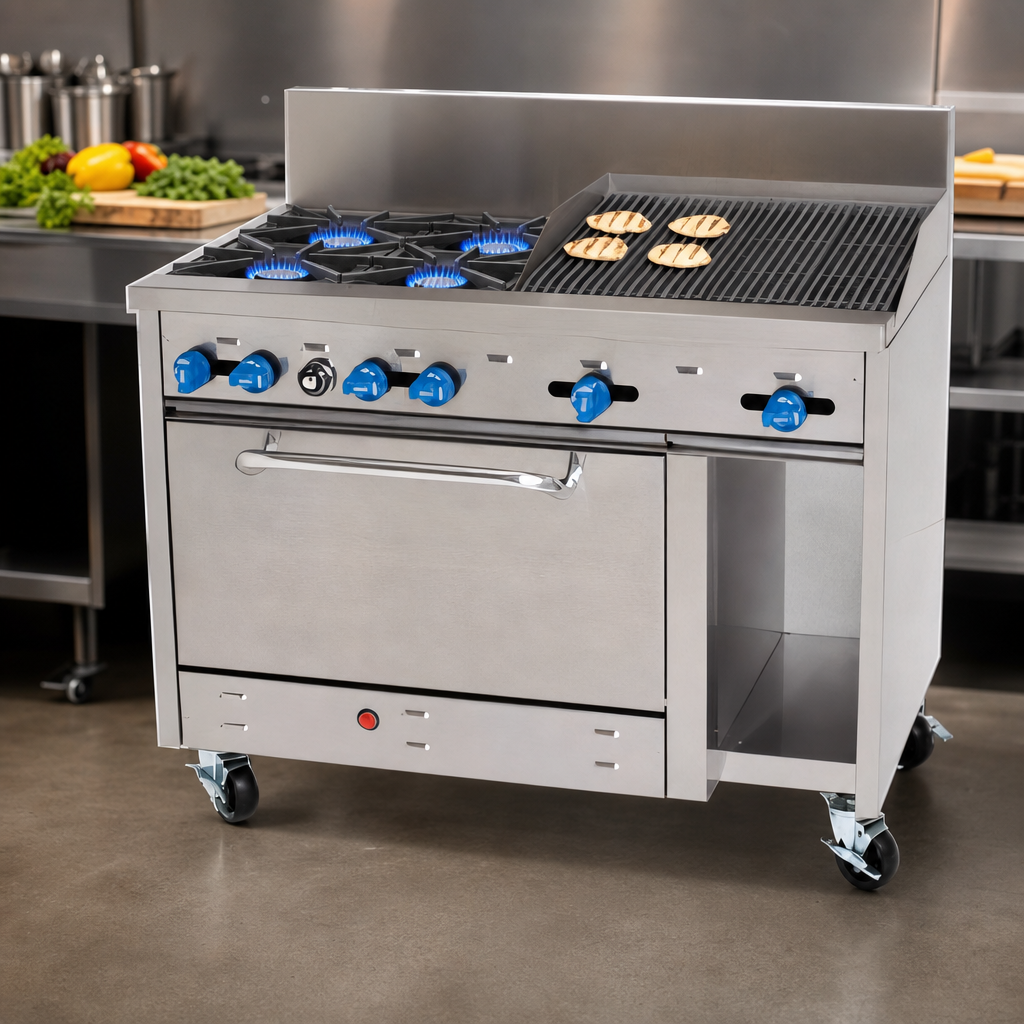 Four Open Burners