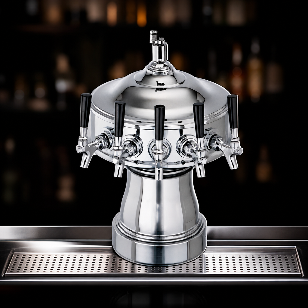 Five-Faucet Capacity