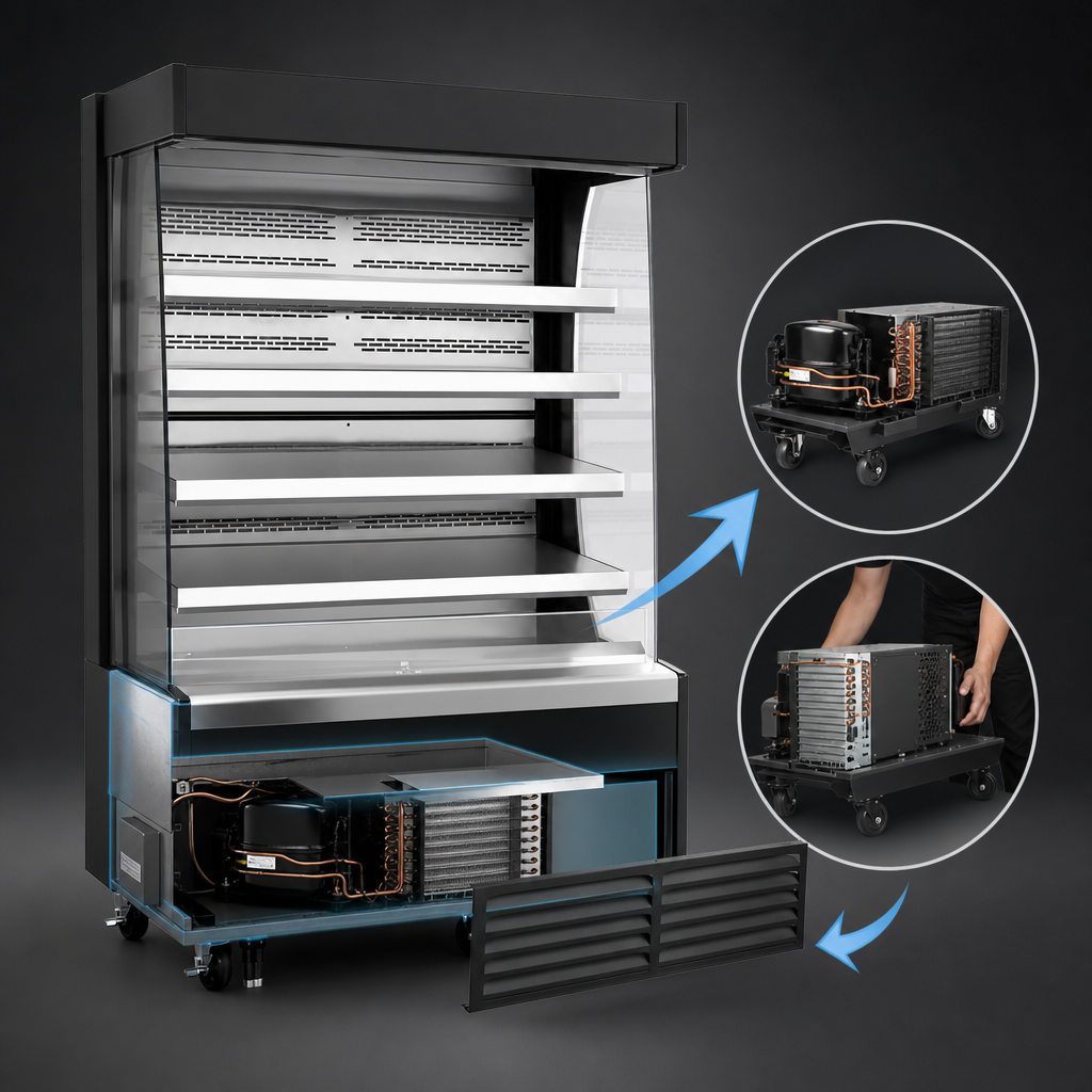 Bottom-Mounted Self-Contained Refrigeration