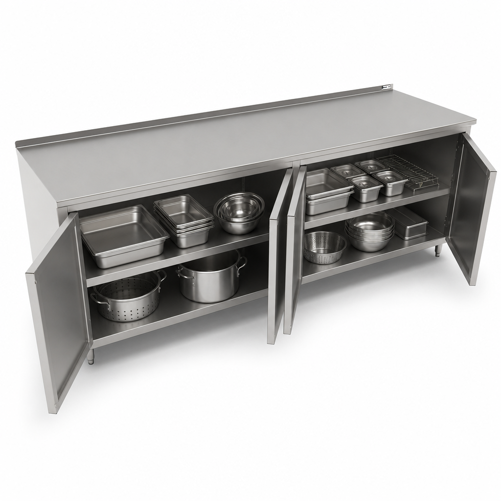 Cabinet Base with Hinged Doors